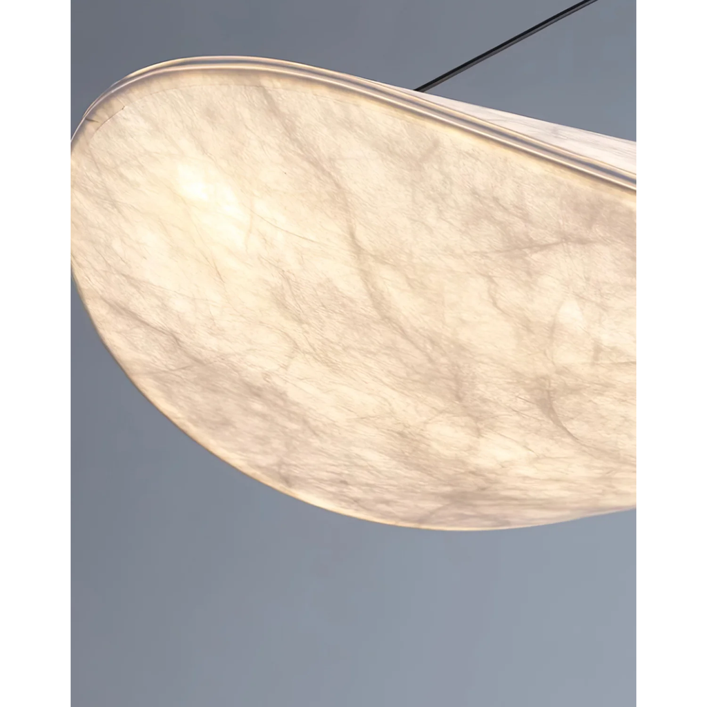 Pendant Light for the Living Room, Bedroom, and Above the Table with a Minimalist Textured Shade