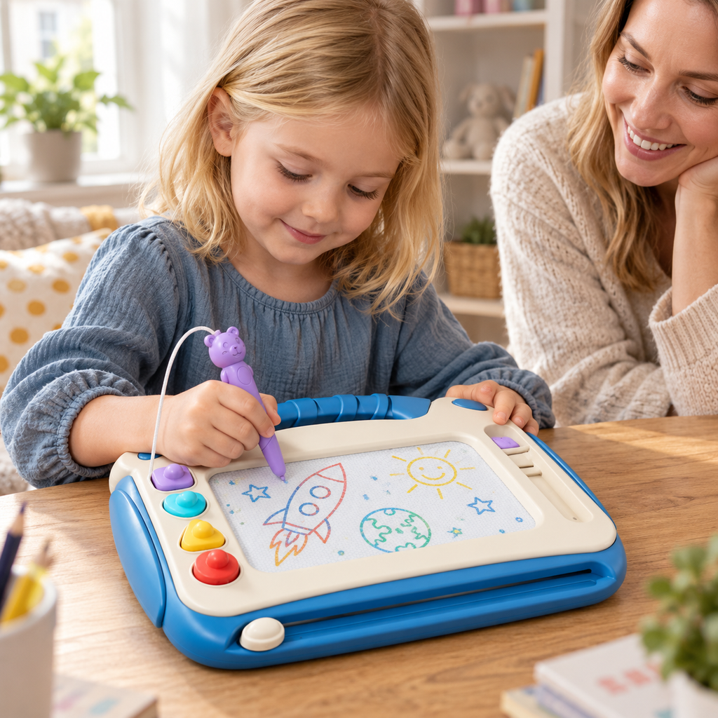 Magnetic Drawing Board for Kids