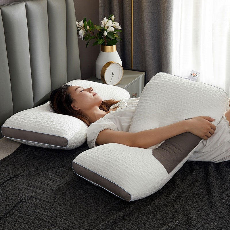 Riafu Hybrid Pillow For Back & Side Sleepers - Neck & Shoulder Support Pillow