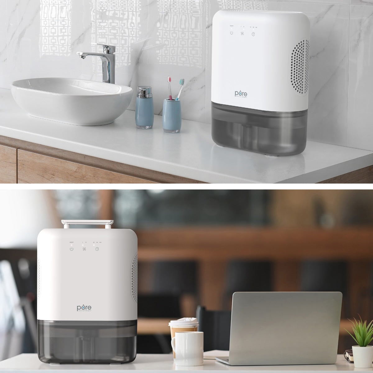 Portable Mini Air Dehumidifier with Water Tank for Home Moisture Removal