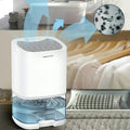 Portable Air Dehumidifier with a Water Tank for Removing Moisture from Walls at Home