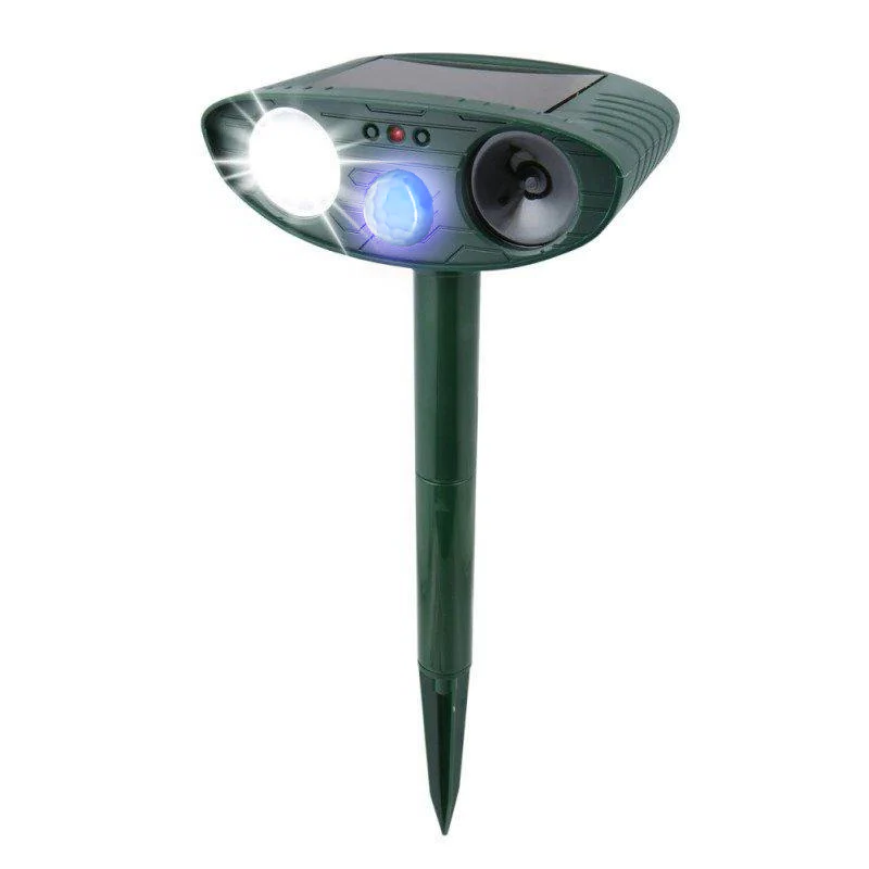 Riafu Solar Ultrasonic Cat Repeller – Outdoor Motion Sensor Animal Deterrent