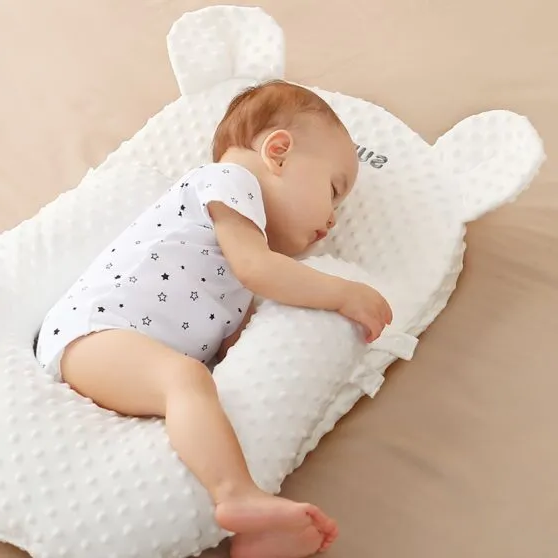 Riafu Newborn Baby Rest & Comfort Pillow: Anti-Roll and Reflux-Resistant Sleep Support