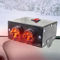 Riafu Powerful 12V Car Space Heater – Portable Window Defroster for Winter Driving