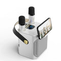 Portable Bluetooth Karaoke Speaker with 360 Sound and Dual Mic Inputs