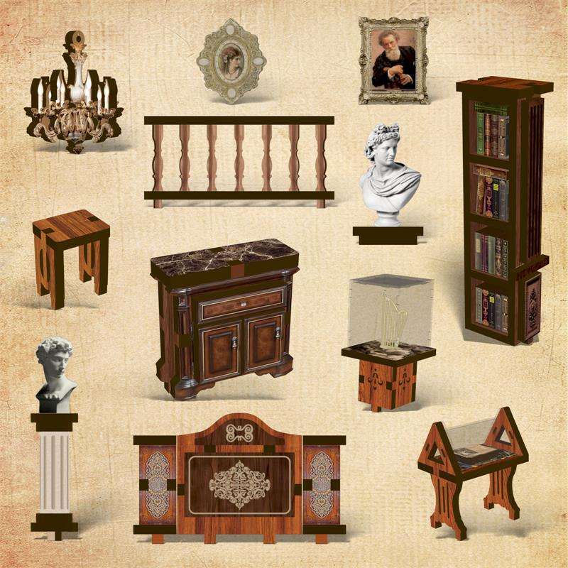 Philosopher's Study Vintage DIY Book Nook Kit