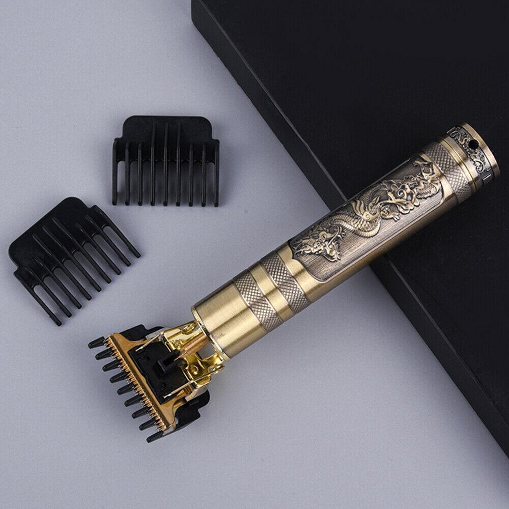 Riafu Rechargeable Professional T-Blade Barber Set | Cordless Barber Clippers