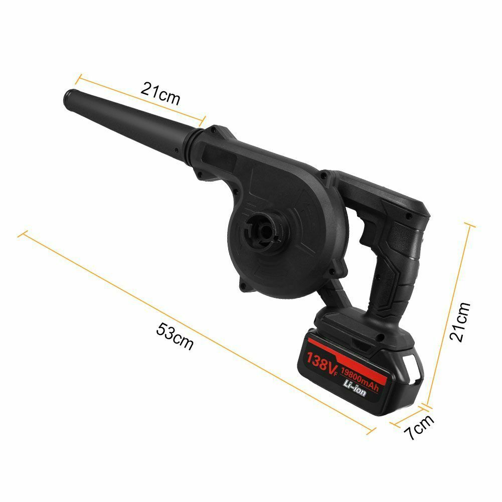 Riafu Handheld Battery Powered Electric Backyard Cordless Leaf Blower