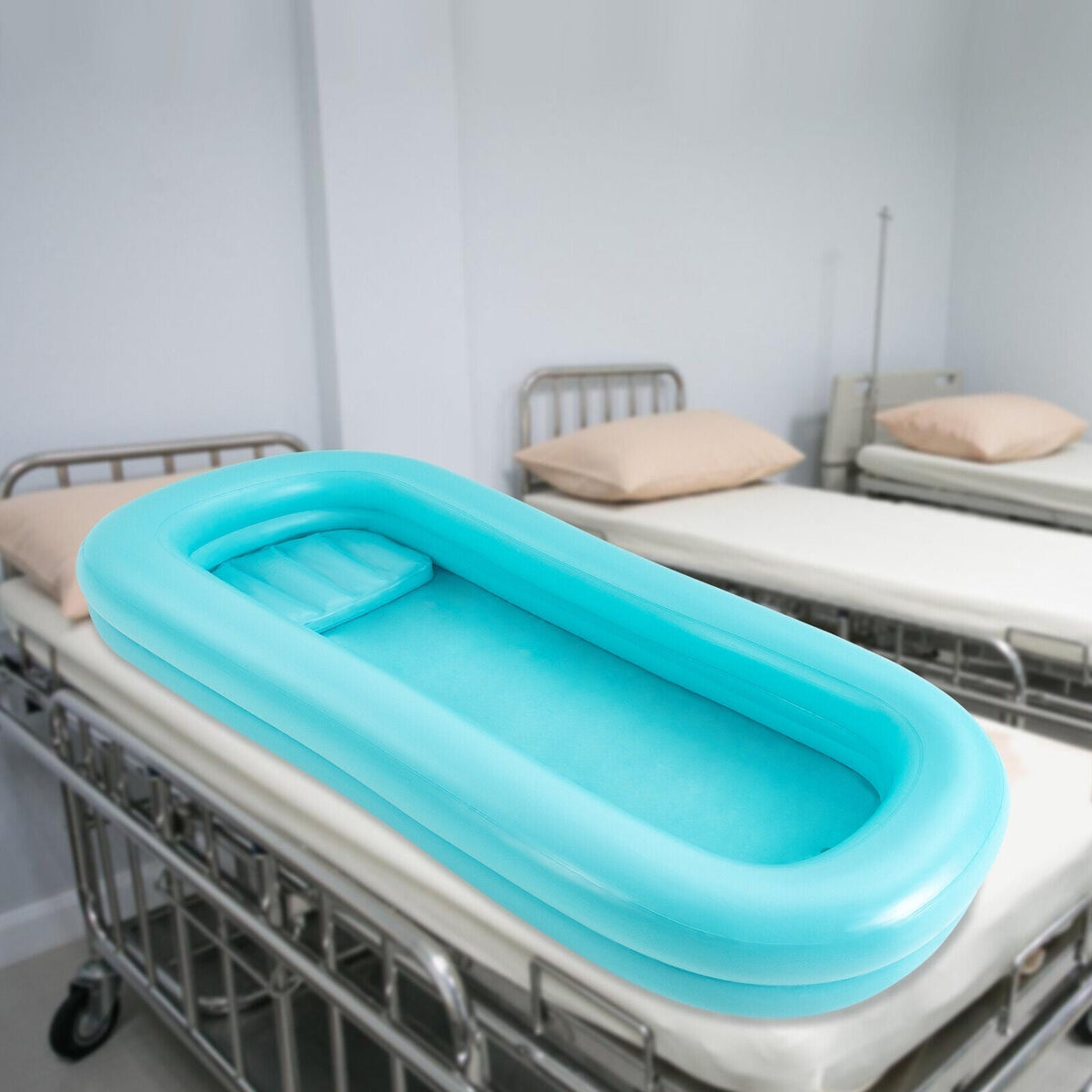 Riafu Foldable Medical Inflatable Elderly / Handicapped Bedside Bath Aid Bathtub