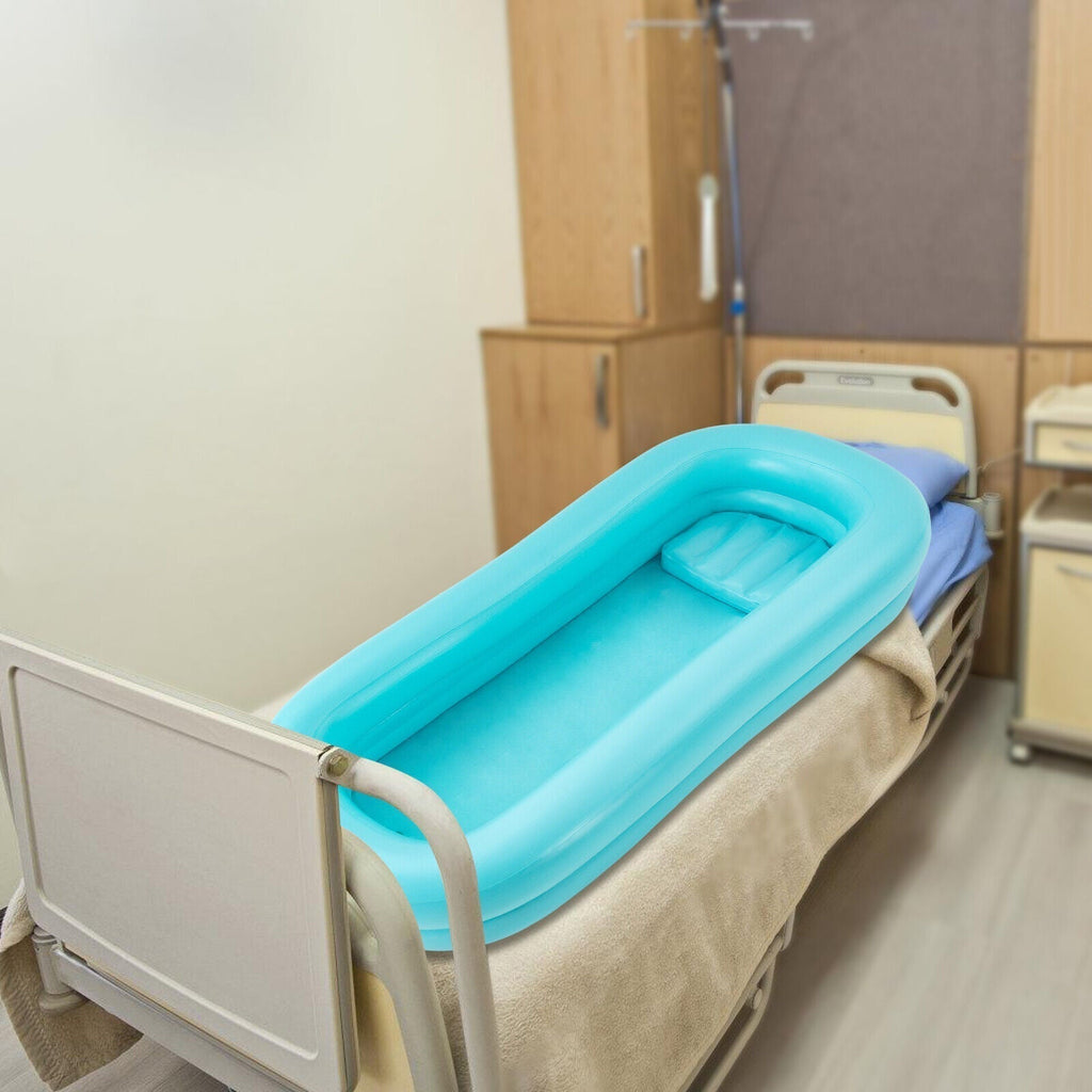 Riafu Foldable Medical Inflatable Elderly / Handicapped Bedside Bath Aid Bathtub