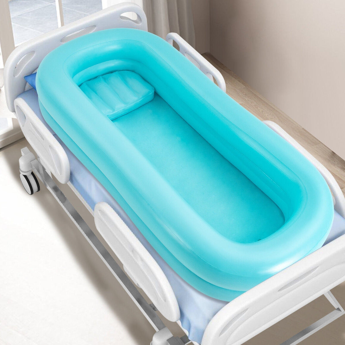Riafu Foldable Medical Inflatable Elderly / Handicapped Bedside Bath Aid Bathtub