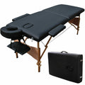 Riafu Foldable Massage Table with Adjustable Height – Includes Free Carry Case