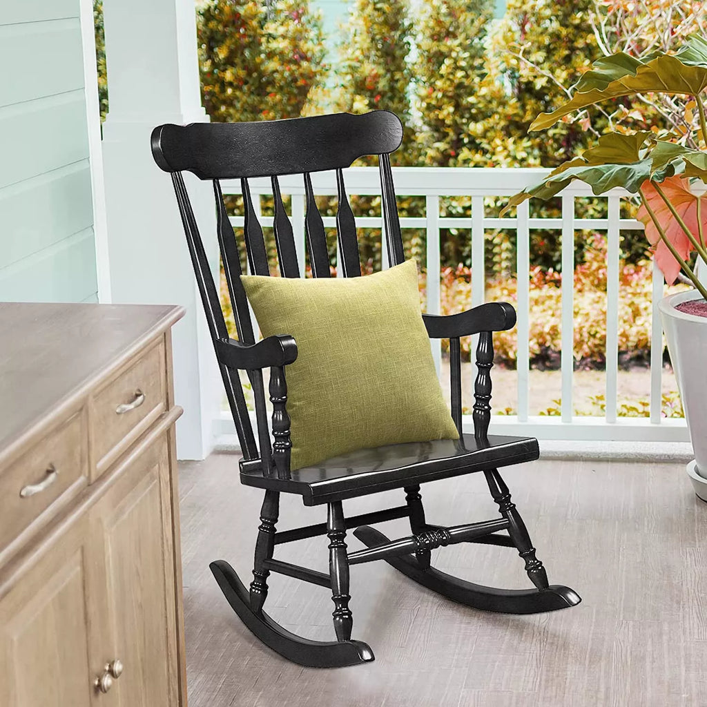 Riafu Wood Rocking Chair