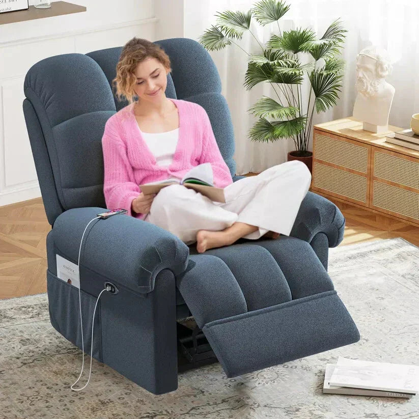 Riafu Power Recliner Chair – Electric Adjustable Reclining Chair for Living Room Comfort