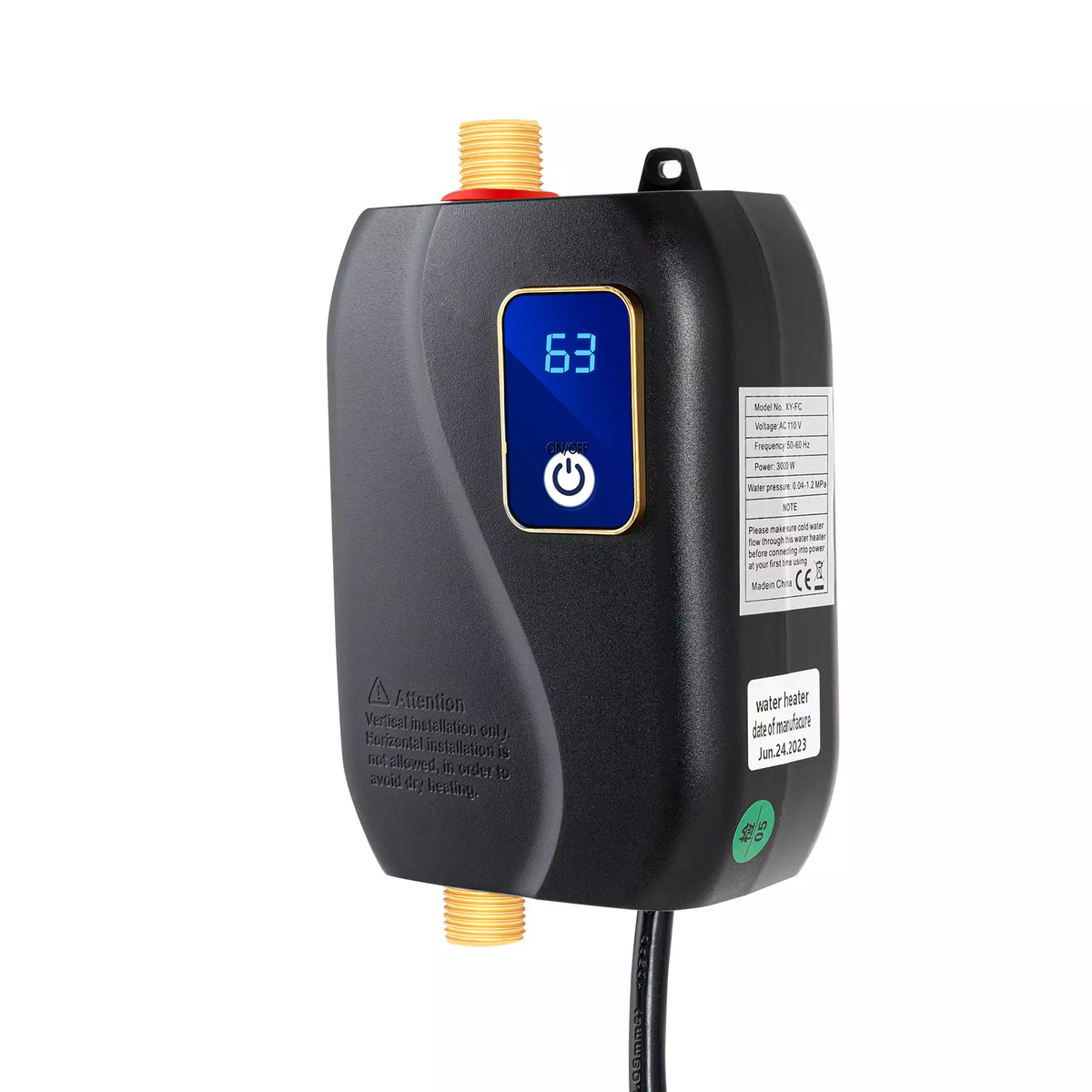 Riafu Tankless Water Heater – Instant Hot Water Solution for Showers & Sinks