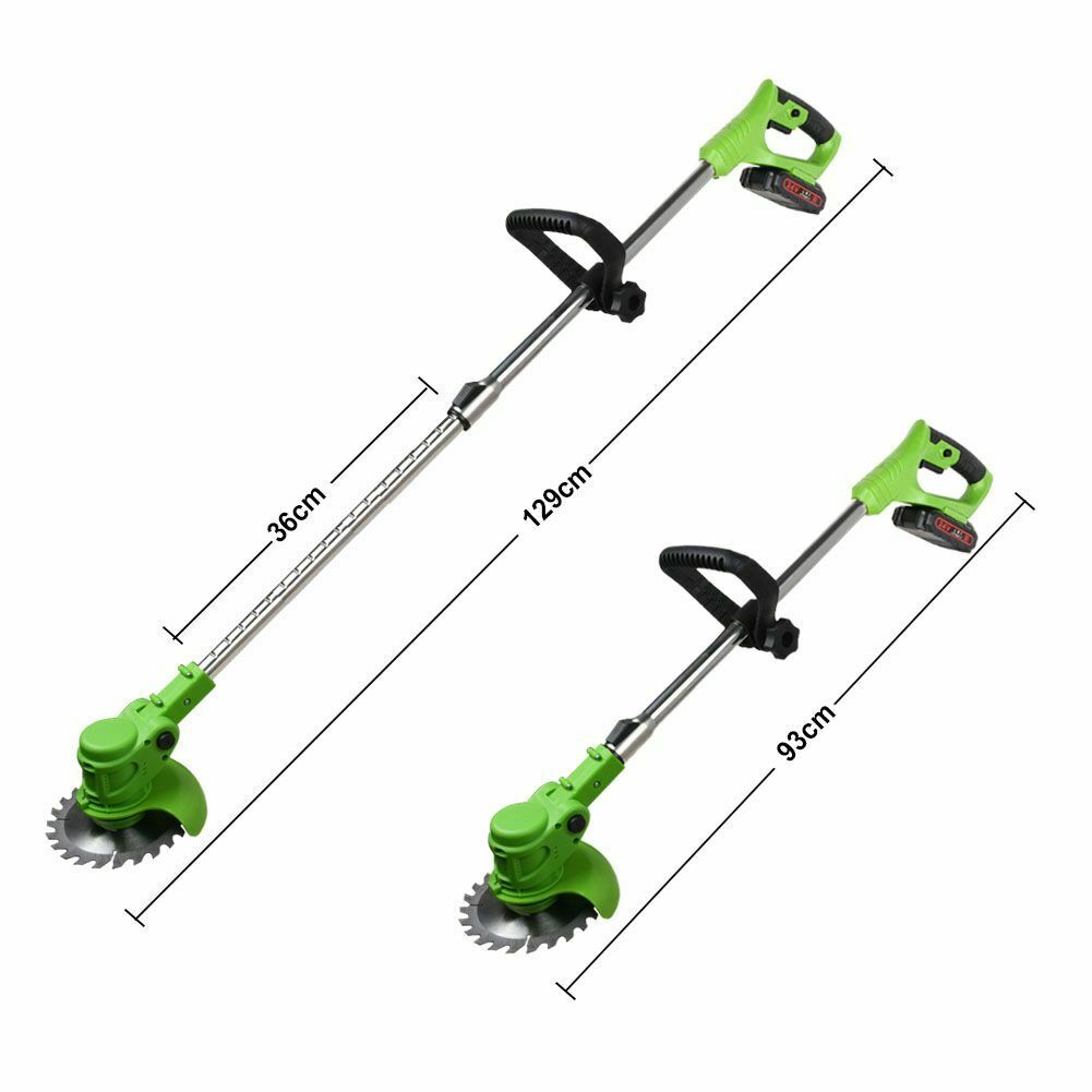 Riafu Powerful Electric Battery Operated Cordless Weed Eater / Grass Trimmer
