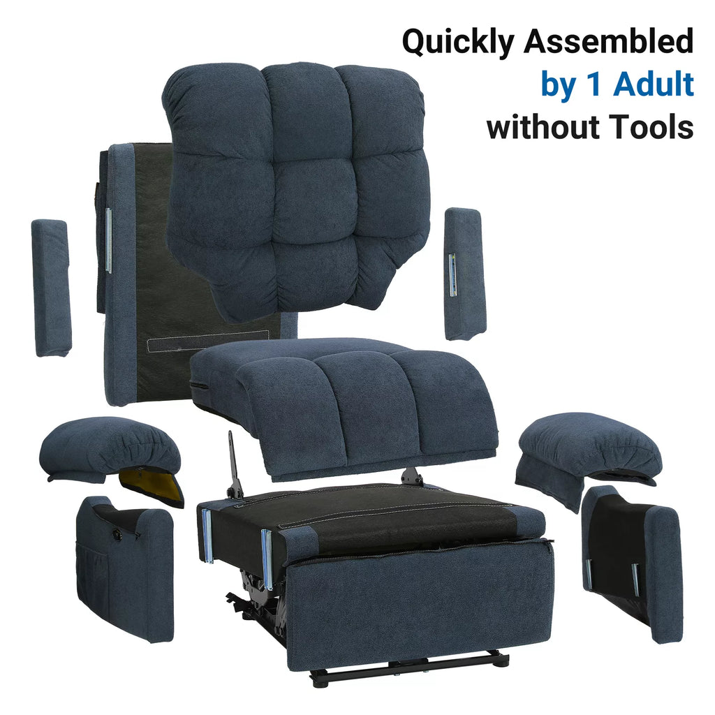 Riafu Power Recliner Chair – Electric Adjustable Reclining Chair for Living Room Comfort
