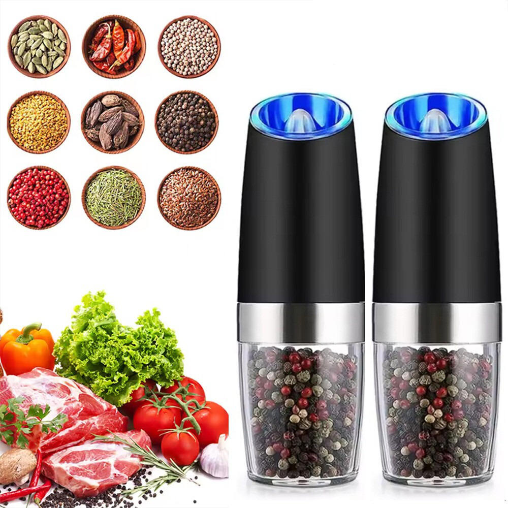 Riafu Electric Salt And Pepper Grinder 2 Pack