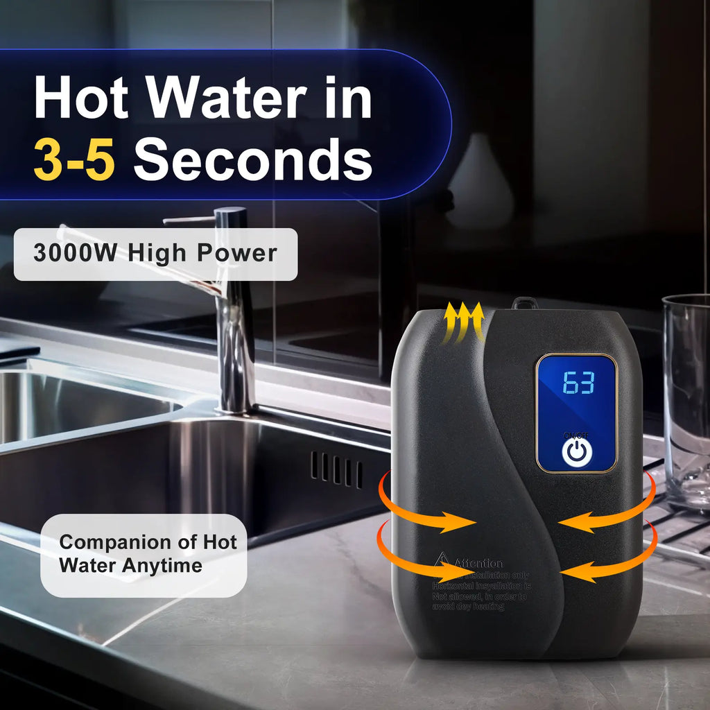 Riafu Tankless Water Heater – Instant Hot Water Solution for Showers & Sinks