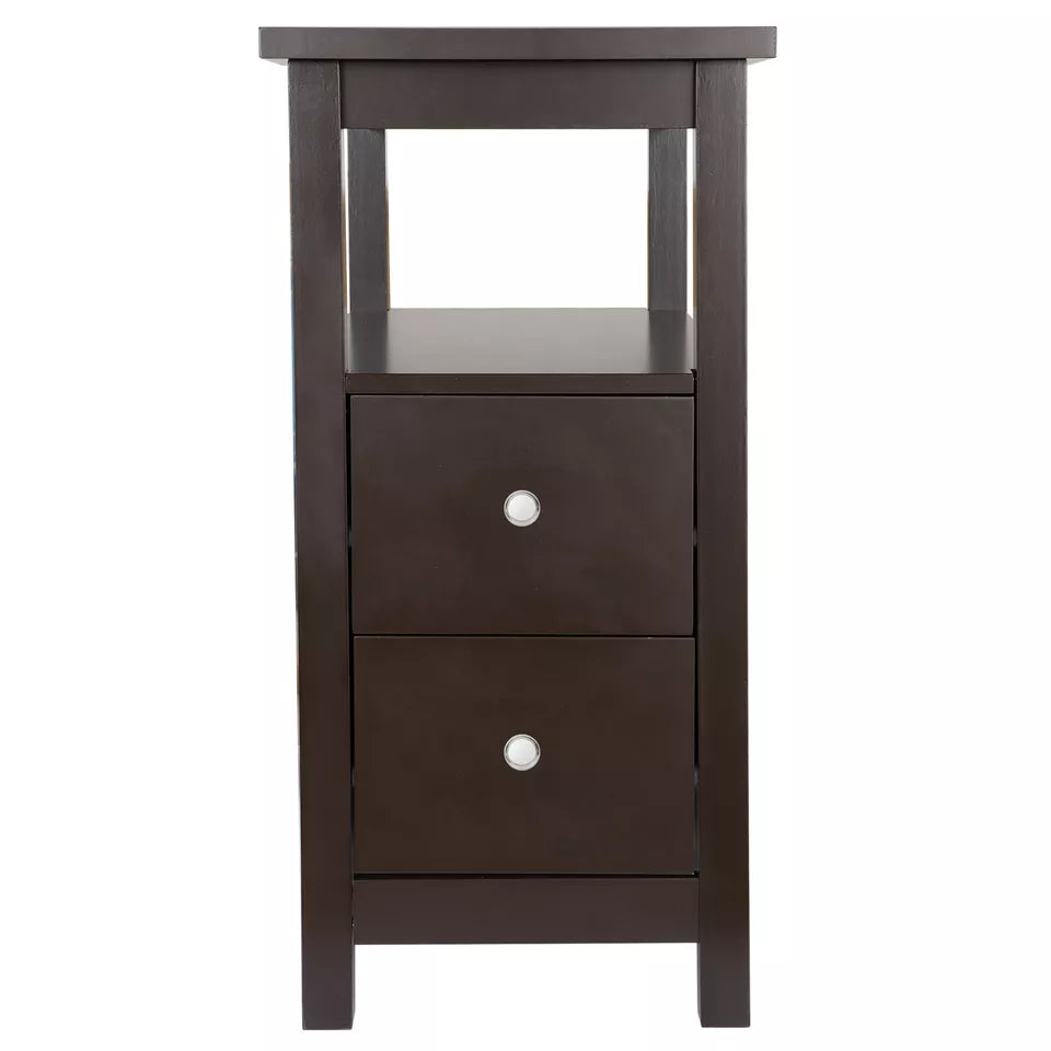 Riafu Minimalist Chair Side End Table With Drawers