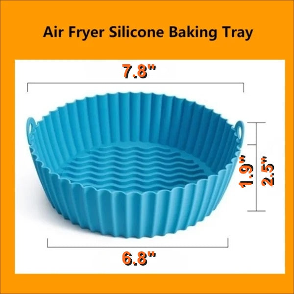Riafu Reusable Air Fryer Silicone Tray