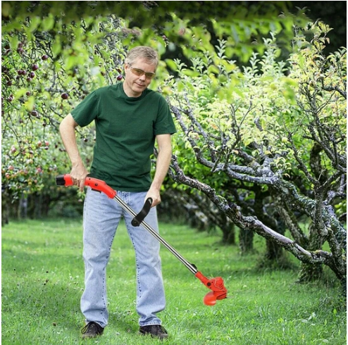 Riafu 450W Cordless Strimmer – Heavy Duty Grass Trimmer with 21V Copper Motor