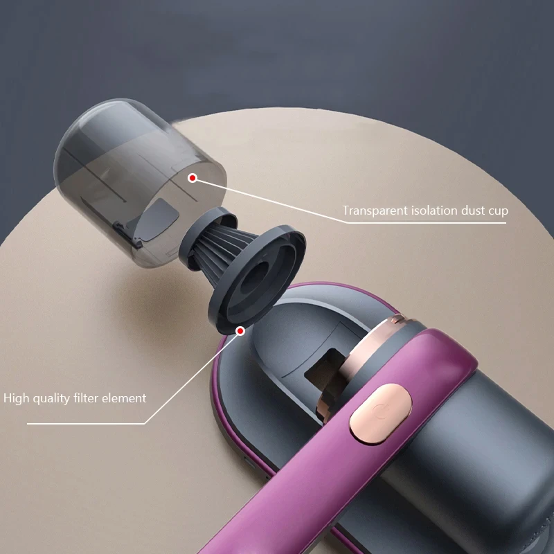 Riafu Mattress vacuum, Bed vacuum cleaner with UV-C light
