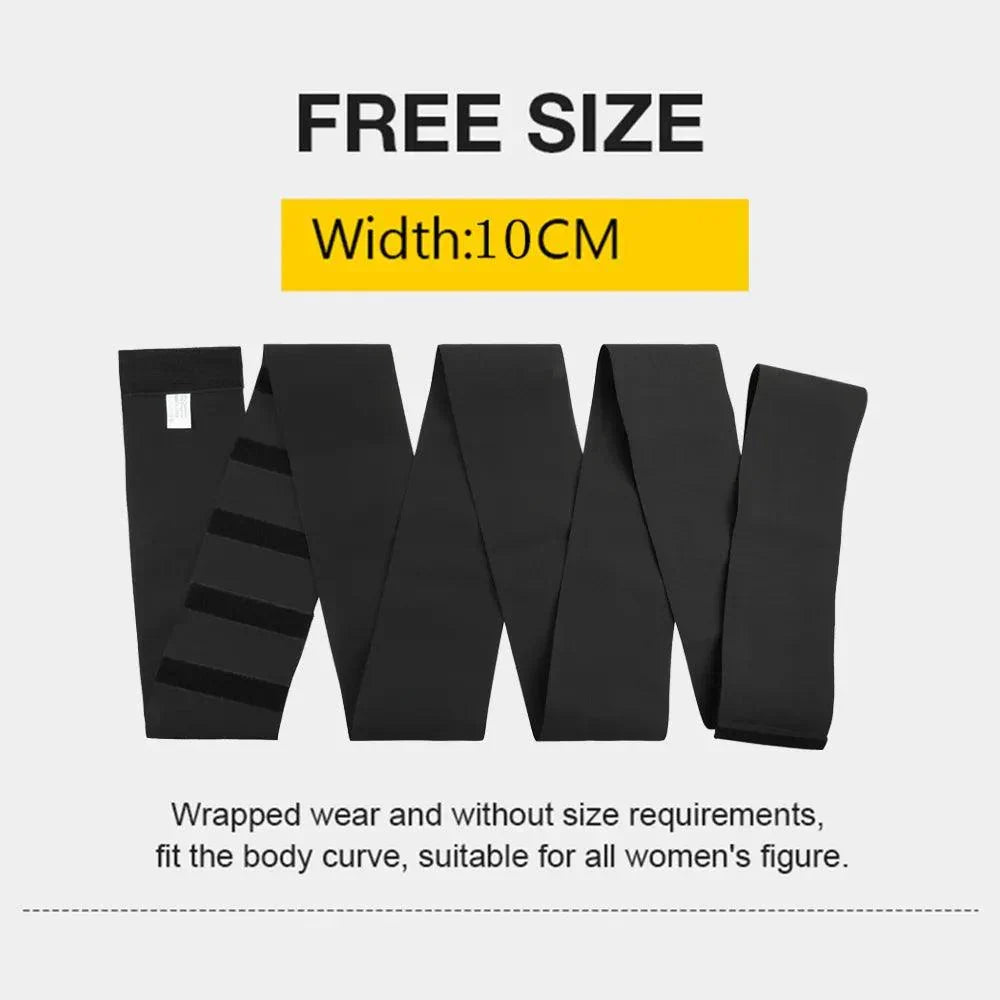 Riafu Adjustable Waist Wrap Belt – Body Shaper & Waist Trainer for Women